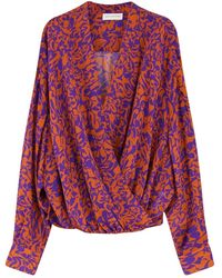 Dries Van Noten - Diepe V-Hals Lange Mouw - Lyst