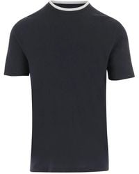 Vince - Tops ,Blauw ,Katoen Cotton T-Shirt - Lyst