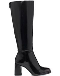 Tamaris - Schwarzer synthetikstiefel mit antishokk technologie - Lyst