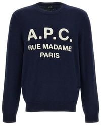 A.P.C. - Round-Neck Knitwear - Lyst