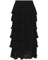Part Two - Rokken ,Zwart ,Midi Rok - Lyst