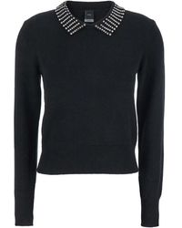 Pinko - Round-Neck Knitwear - Lyst