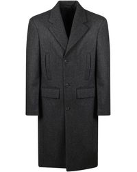 Prada - Single-Breasted Coats - Lyst