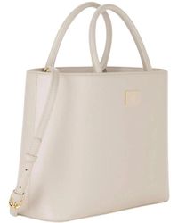 Elisabetta Franchi - Mittelgroße shopper-handtasche mit abnehmbarem riemen - Lyst