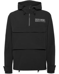 Philipp Plein - Fitness ,Zwart ,Nylon Nylon K-Way Jacket - Lyst