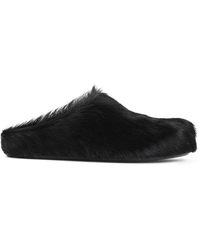 Marni - Sandali sabot fussbett neri - Lyst