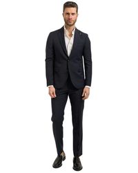 MULISH - Kostuums ,Blauw ,Wol Elegante Kostuum Van Wolmix - Lyst