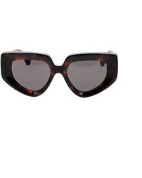 Loewe - Accessoires ,Bruin ,Stijlvolle Zonnebril Voor Zonnige Dagen - Lyst