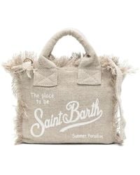 Mc2 Saint Barth - Mini Linen Vanity Tote Bag - Lyst