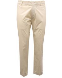 Paolo Pecora - Broeken ,Katoen Katoenen Broek 21E C1Mob 024 0417 - Lyst