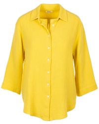 Hartford - Camicia gialla accogliente donna - Lyst