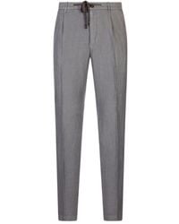 Peserico - Slim-Fit Trousers - Lyst