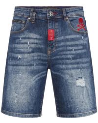 Philipp Plein - Denim Formentera Shorts Basics - Lyst