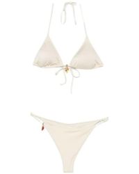 MC2 Saint Barth - Badmode ,Wit ,Lezzy Triangle Bikini - Lyst