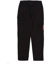 Propaganda - Broeken ,Zwart ,Katoen Cargo Broek Zwart Broek - Lyst