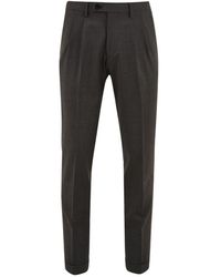 Michael Coal - Broeken ,Grijs ,Wol Daniel Trouser - Lyst
