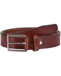 Howard London - Accessoires ,Bruin ,Leer Leren Riem Matthew - Lyst