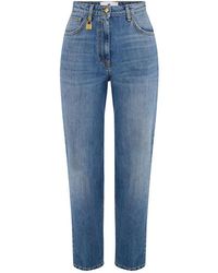 Elisabetta Franchi - Loose-Fit Jeans - Lyst