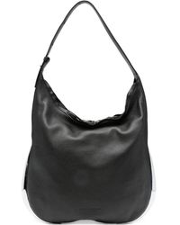 Benedetta Bruzziches - Schwarze Leder-Schultertasche Eleganter Stil - Lyst