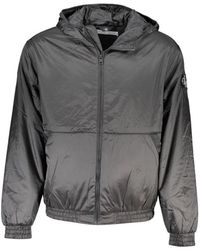 Calvin Klein - Jas Met Capuchon Van Gerecycled Polyester En Contrasterende Details - Lyst