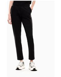EA7 - Logo Series Katoenmix Broek - Lyst