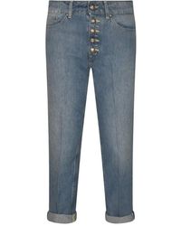 Dondup - Jeans ,Blauw ,Stijlvolle Broeken Voor Mannen - Lyst