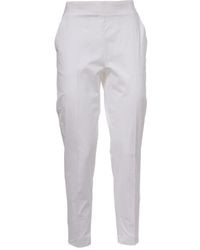 Le Tricot Perugia - Slim-Fit Trousers - Lyst