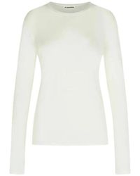 Jil Sander - Tops ,Wit ,Drie Witte Overhemden Set - Lyst