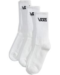Vans - Ondergoed ,Wit ,Katoen Classic Crew Rox Socks - Lyst