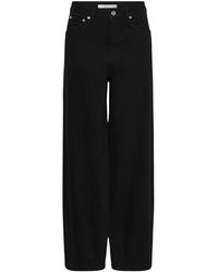Gestuz - Jeans ,Zwart ,Denim Zolina High Waist Wide Leg Jeans - Lyst