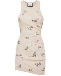 Philipp Plein - Short Dress Flowers - Lyst