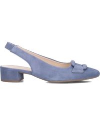 Gabor - Blaue Slingback-Pumps - Lyst