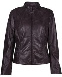 Btfcph - Jassen ,Zwart ,Leer Leren Bikerjack Van Lam - Lyst
