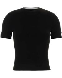 Maison Margiela - Tops ,Zwart ,Jersey Top - Lyst