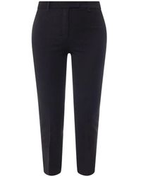 Max Mara - Schwarze Hose Mit Knopfverschluss - Lyst