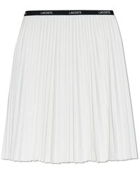 Lacoste - Plissierter Rock - Lyst
