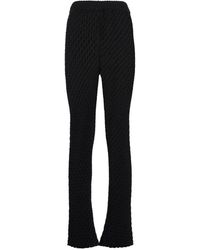 Alanui - Broeken ,Zwart ,Katoen Crochet Flare Pants - Lyst