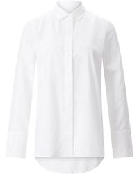 Lis Lareida - Blouse Met Afgeronde Zoom En Knoopsluiting - Lyst