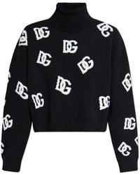 Dolce & Gabbana - Turtleneck Met Logo - Lyst