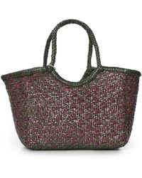 Dragon Diffusion - Geflochtene Ledertasche - Lyst