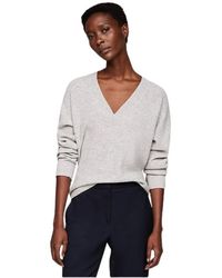 Tommy Hilfiger - V-Neck Knitwear - Lyst