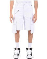 Gcds - Cargo Bermuda Shorts Aus Baumwolle - Lyst