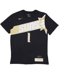 Nike - Fitness ,Zwart ,Katoen Devin Booker Nba T-Shirt - Lyst