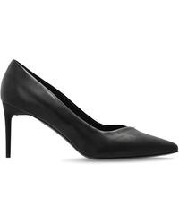 Max Mara - Schoenen ,Zwart ,Leer Schoenen Met Hak Phyllis - Lyst