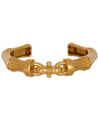 Balmain - Accessoires ,Geel ,Leer Messing Baboo Sync Armband - Lyst