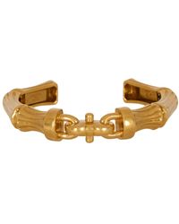 Balmain - Accessoires ,Geel ,Leer Messing Baboo Sync Armband - Lyst