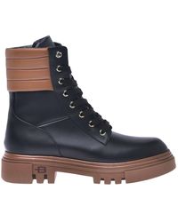 baldinini combat boots