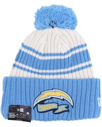 KTZ - Accessoires ,Veelkleurig ,Chargers Pom Pom Beanie Hat - Lyst