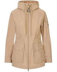 Moncler - Jassen ,Bruin ,Katoen Leandro Parka - Lyst