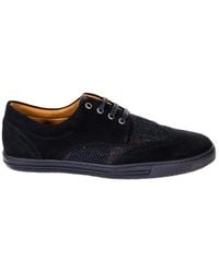 Hackett - Plaid Sneakers With Lace Closure Hms20206 - Lyst